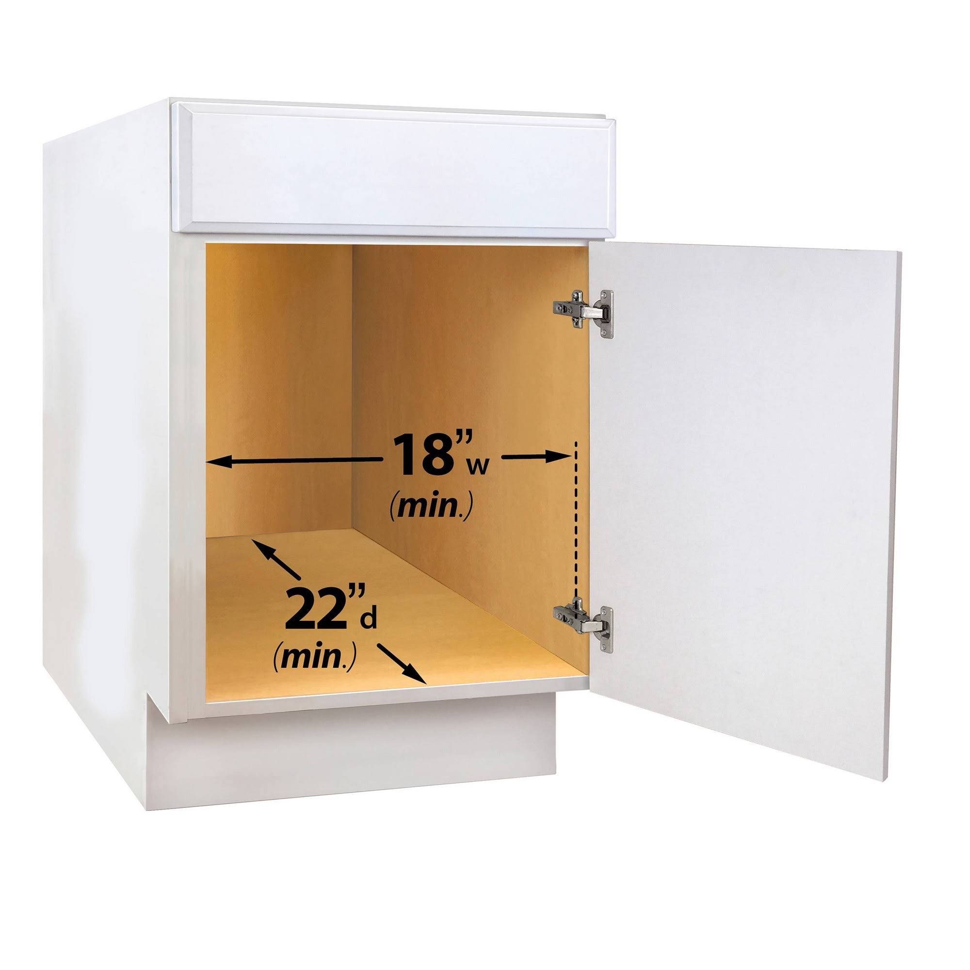 17x22 W x 21x22 D Chrome Wood Cabinet Organizer X248043