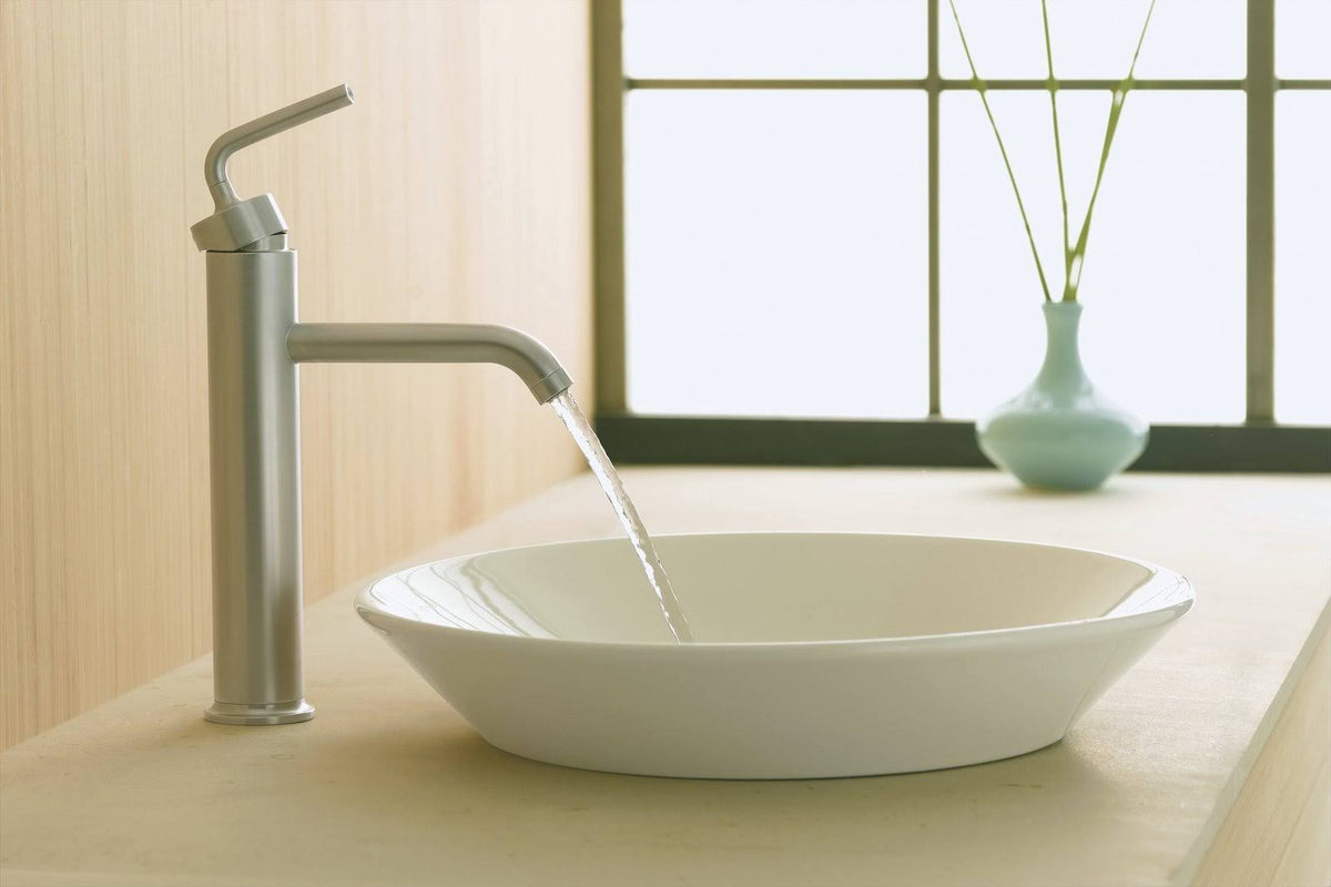 Brushed Nickel Single Hole Bathroom Faucet S9139