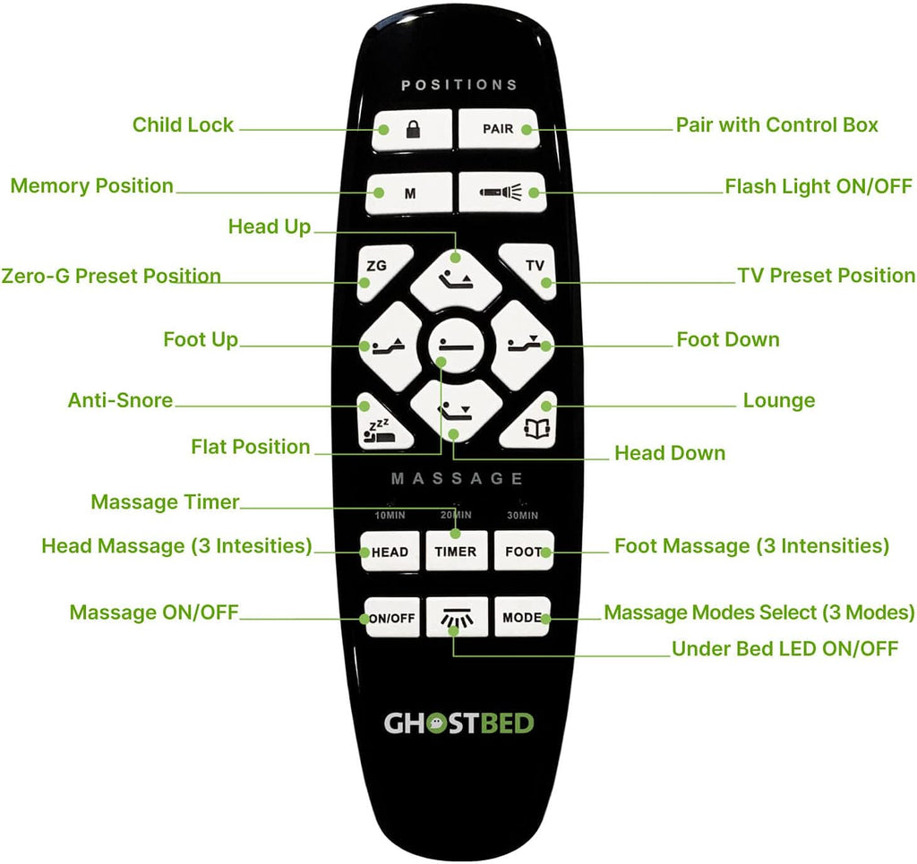 Twin XL Adjustable Bed Frame with Wireless Remote T297035