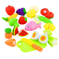 16pcs Cut Vegetables and Fruits Toys Set Y2091