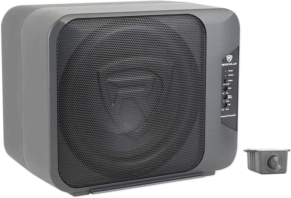 800w Powered Dual 10 Car Subwoofer Aluminum Enclosure V201314