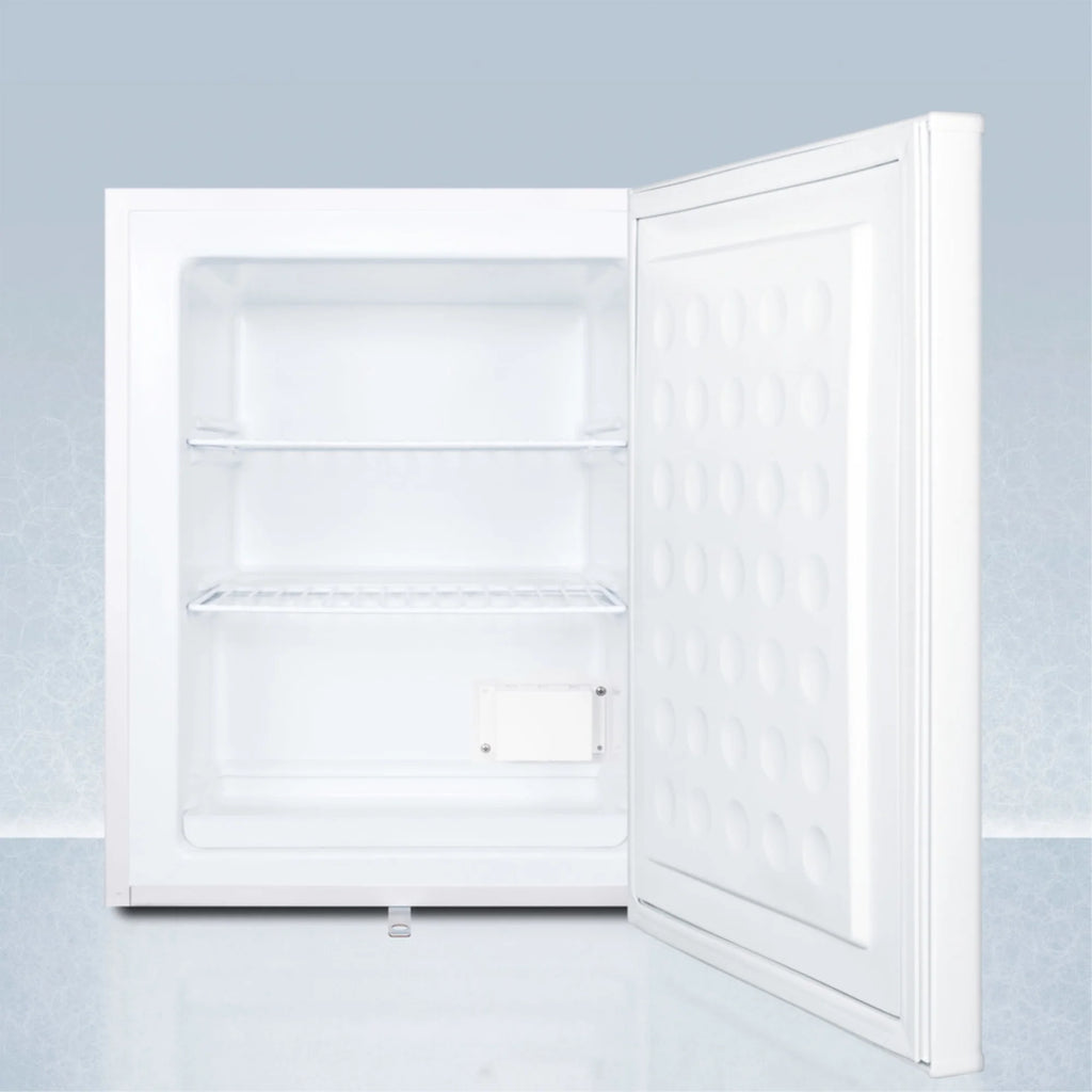 Compact Commercial Manual Defrost All-Freezer with NIST Calibrated Thermometer and Lock W90274