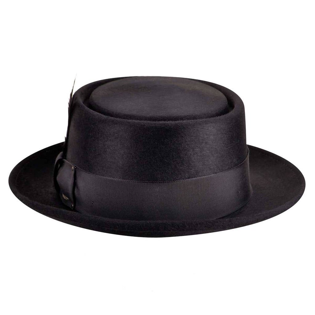 Black Pork Pie Hat L27779