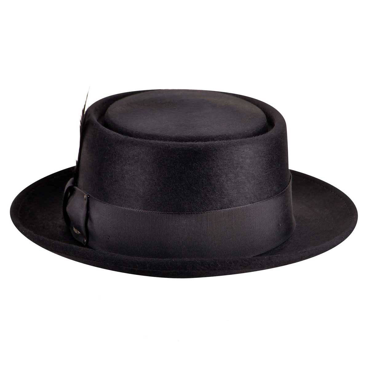 Black Pork Pie Hat L27779