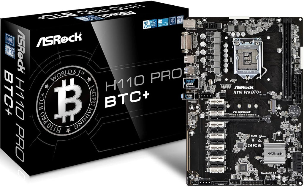 H110 Pro BTC+ Mining Motherboard H259866