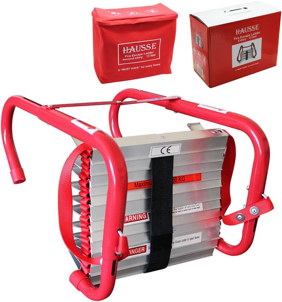 13 Feet Retractable Fire Escape Ladder X83799