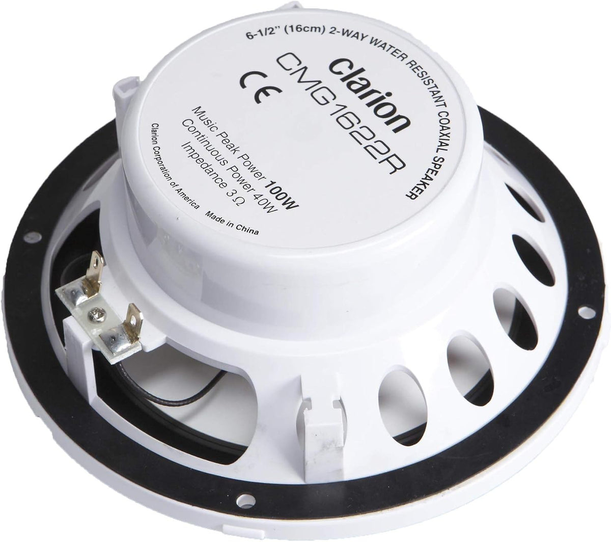 6.5-Inch 100-Watt Marine Speakers Pair with Pry Tool Kit V4343