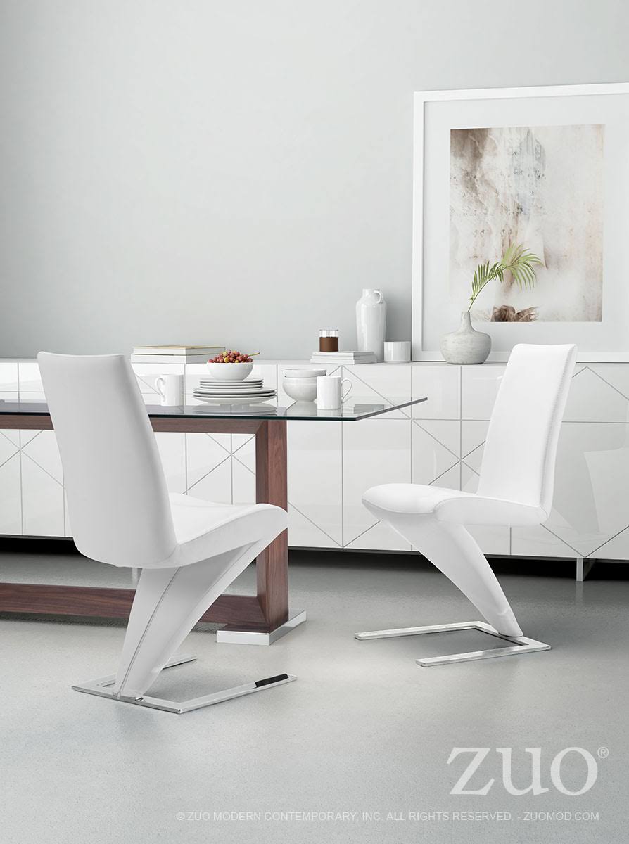 White Dining Chair (Set of 2) D774