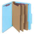 Blue Colored Pressboard Classification Folders with Fasteners R586