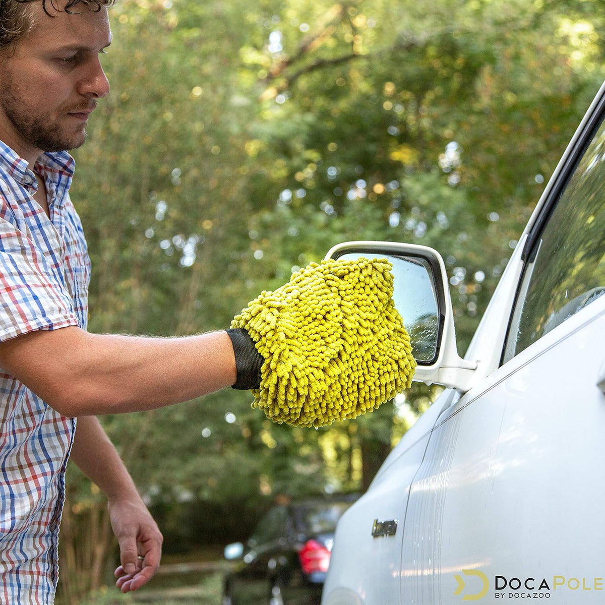 5-12 Foot Car Cleaning Kit with Soft Car Wash Brush, Car Squeegee, Car Wash Mitt (2X), Microfiber Cleaning Head & 12’ Extension Pole K956