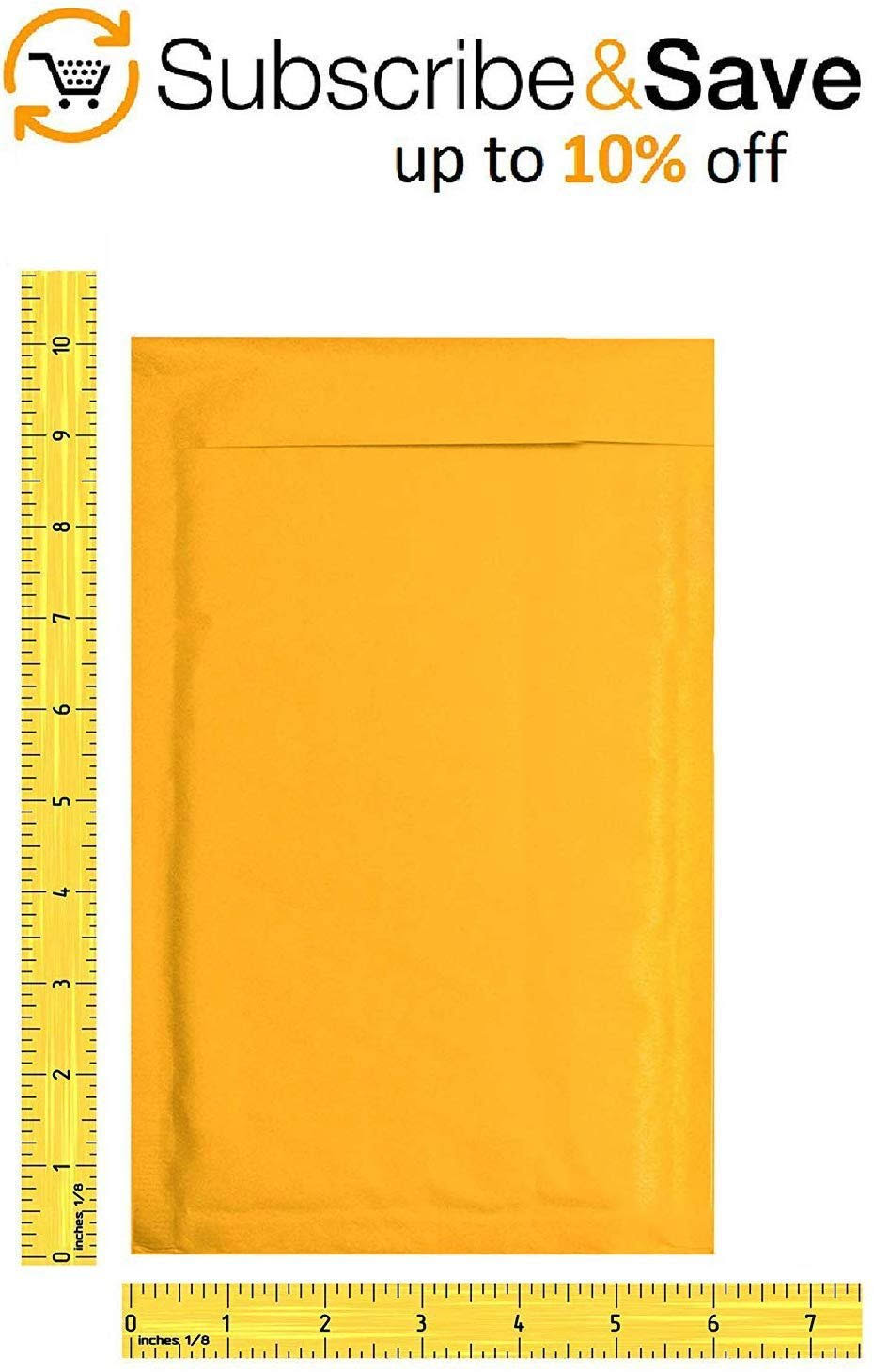 500 Pack Kraft Self Seal Bubble Mailers Padded Envelopes P44891