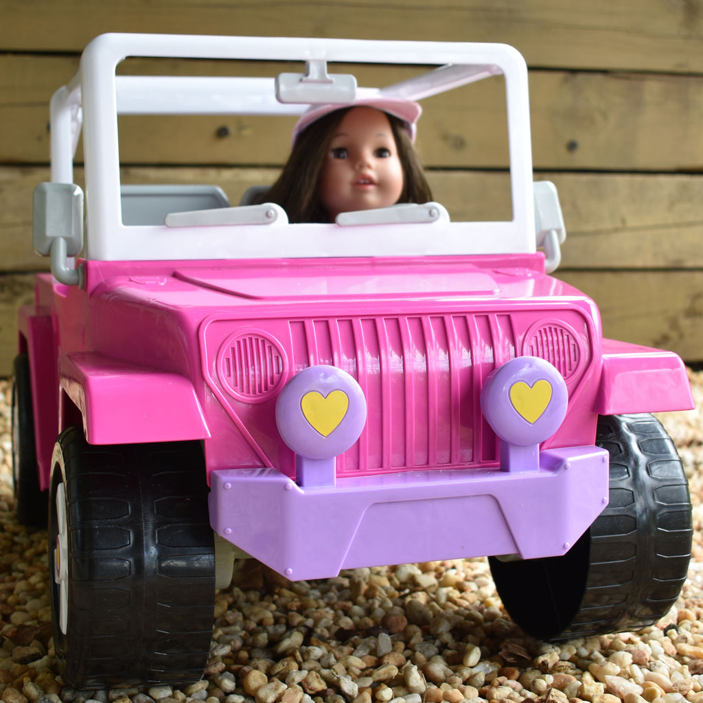 4 x 4 Hot Pink Beach Cruiser Truck for 18" Dolls Y51404
