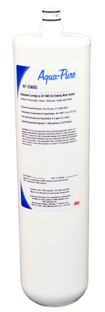 White Under Sink Water Filter Cartridge O581