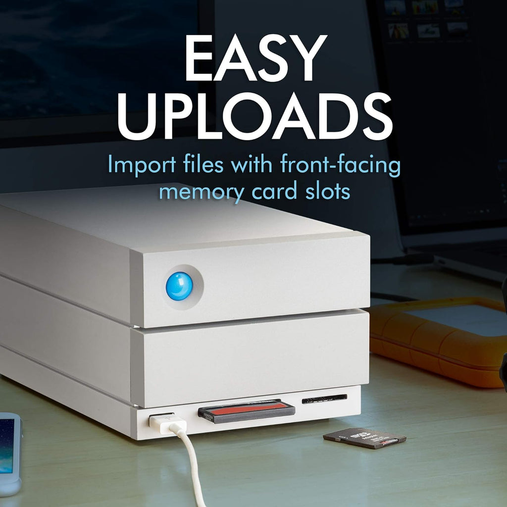8TB External RAID Hard Drive HDD with Thunderbolt 3 USB-C USB 3.0 A367