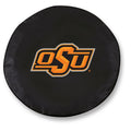 Black Vinyl Fitted Car Tire Cover N9668