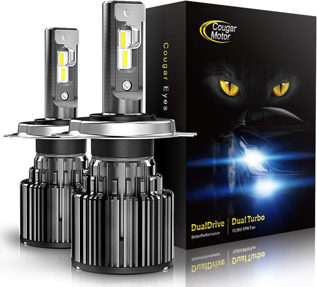 H4 LED Bulbs 16000LM 6000K Cool White Pack of 2 O595