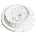 White Plastic Lids for Foam Cups, 1000/CTN Z53809