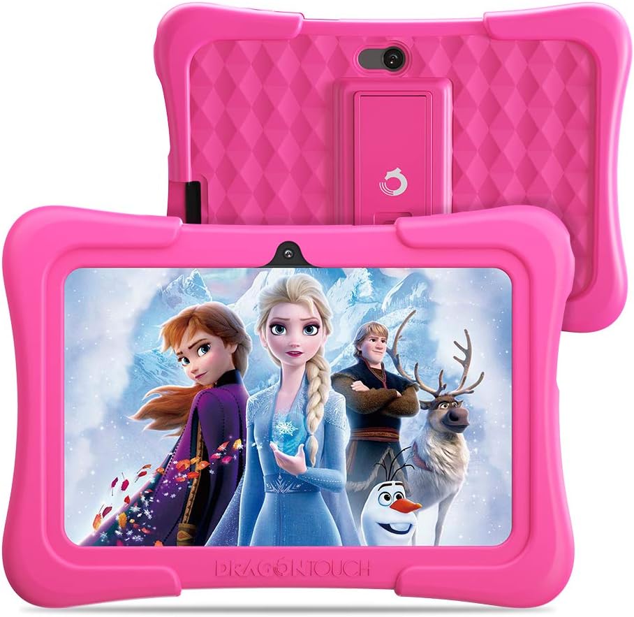 2GB RAM 16GB ROM 7 inch Android 9.0 Kids Tablets with Kid-Proof Case (Pink) Pack of 2 L99066