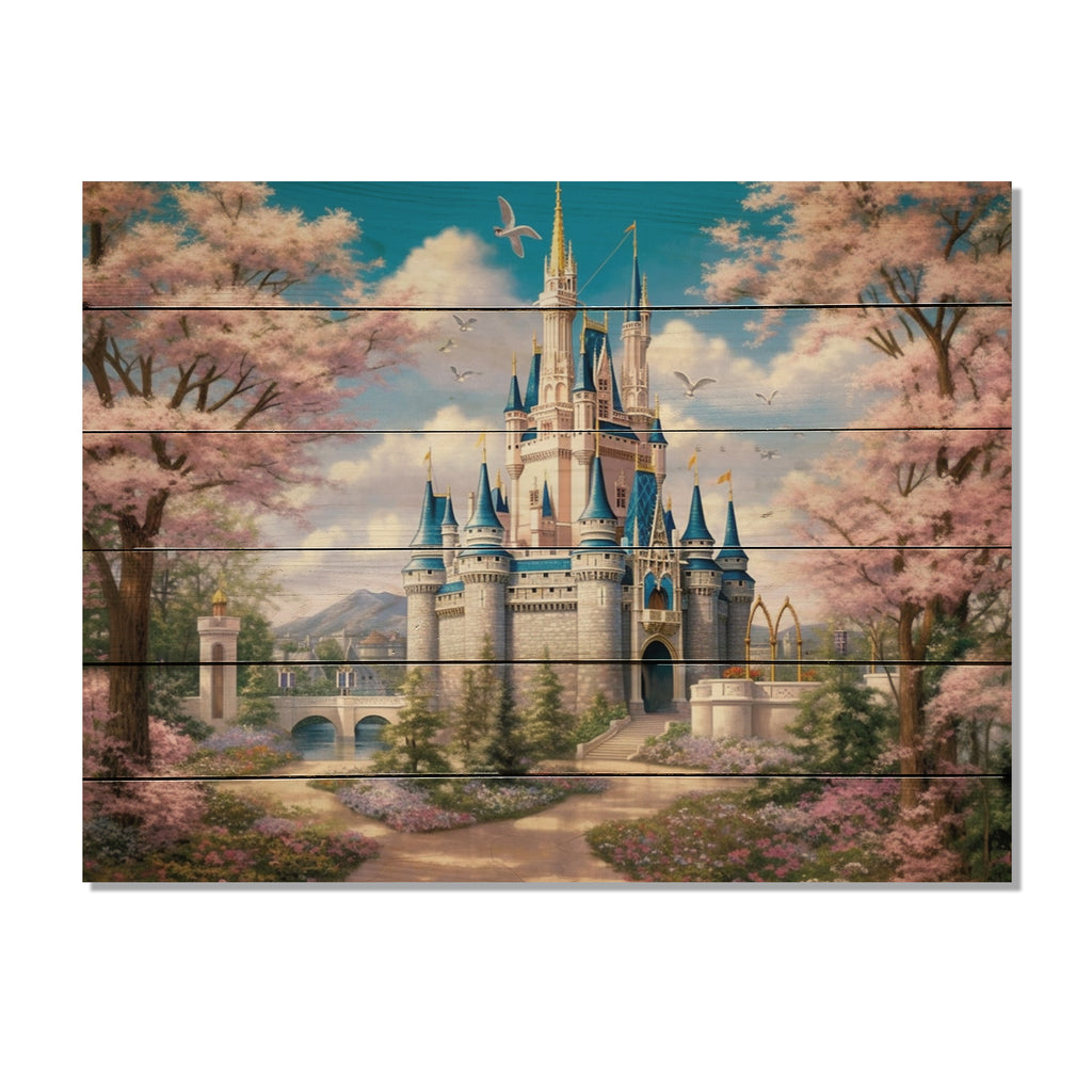 Natural Pine Wood Florida Print P3733