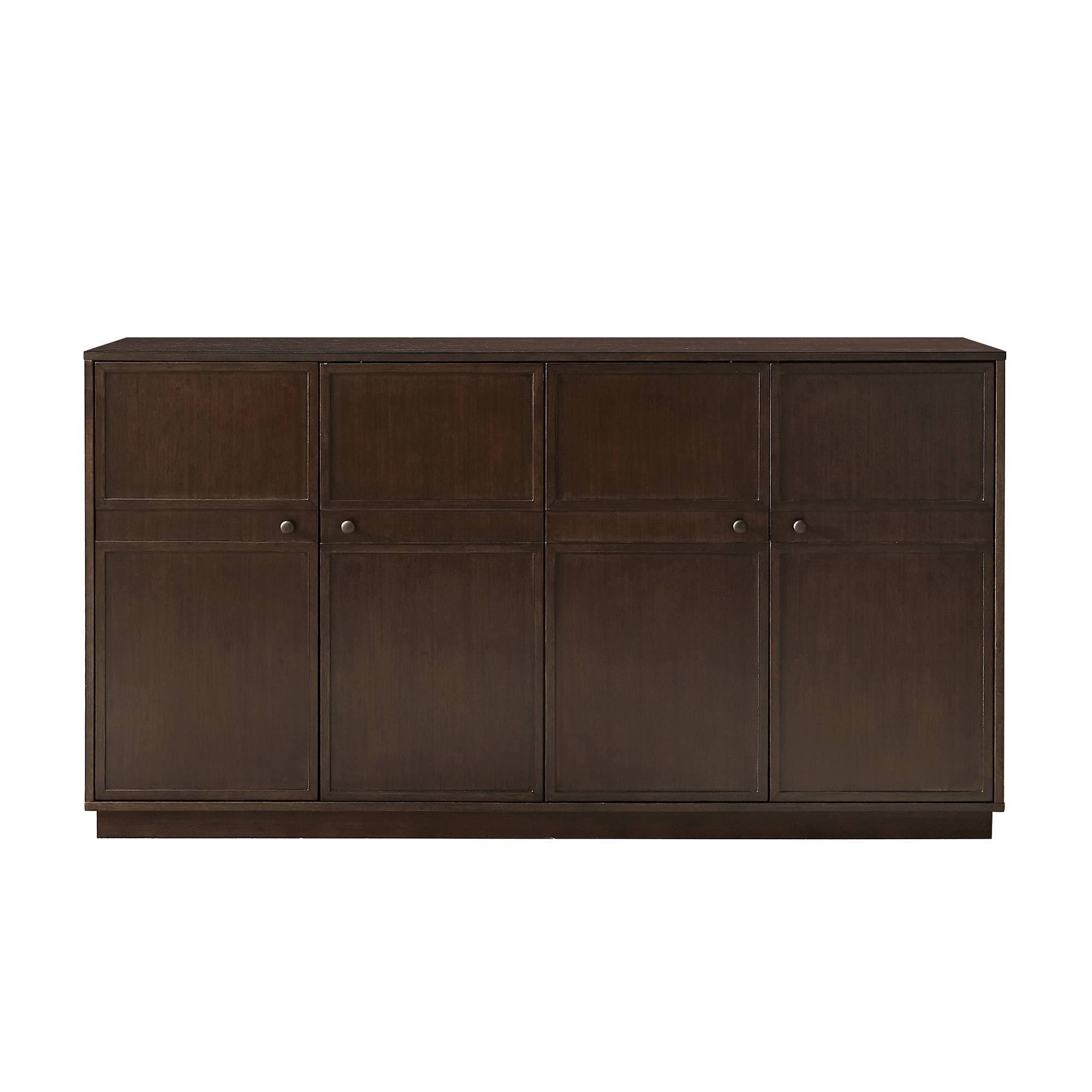 4 Door Sideboard Dark Brown Oak D8254