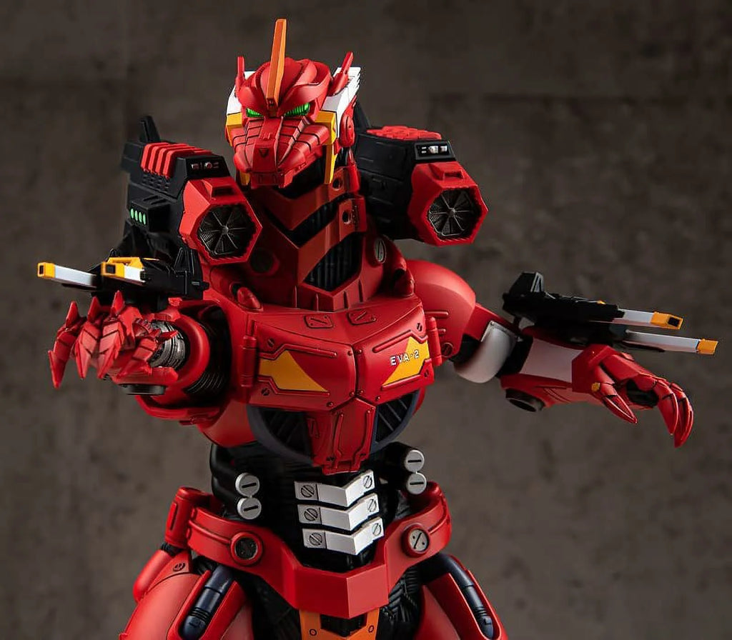 Godzilla vs Evangelion Kiryu Kai Eva Unit-02 Color Model Kit Figure T1966