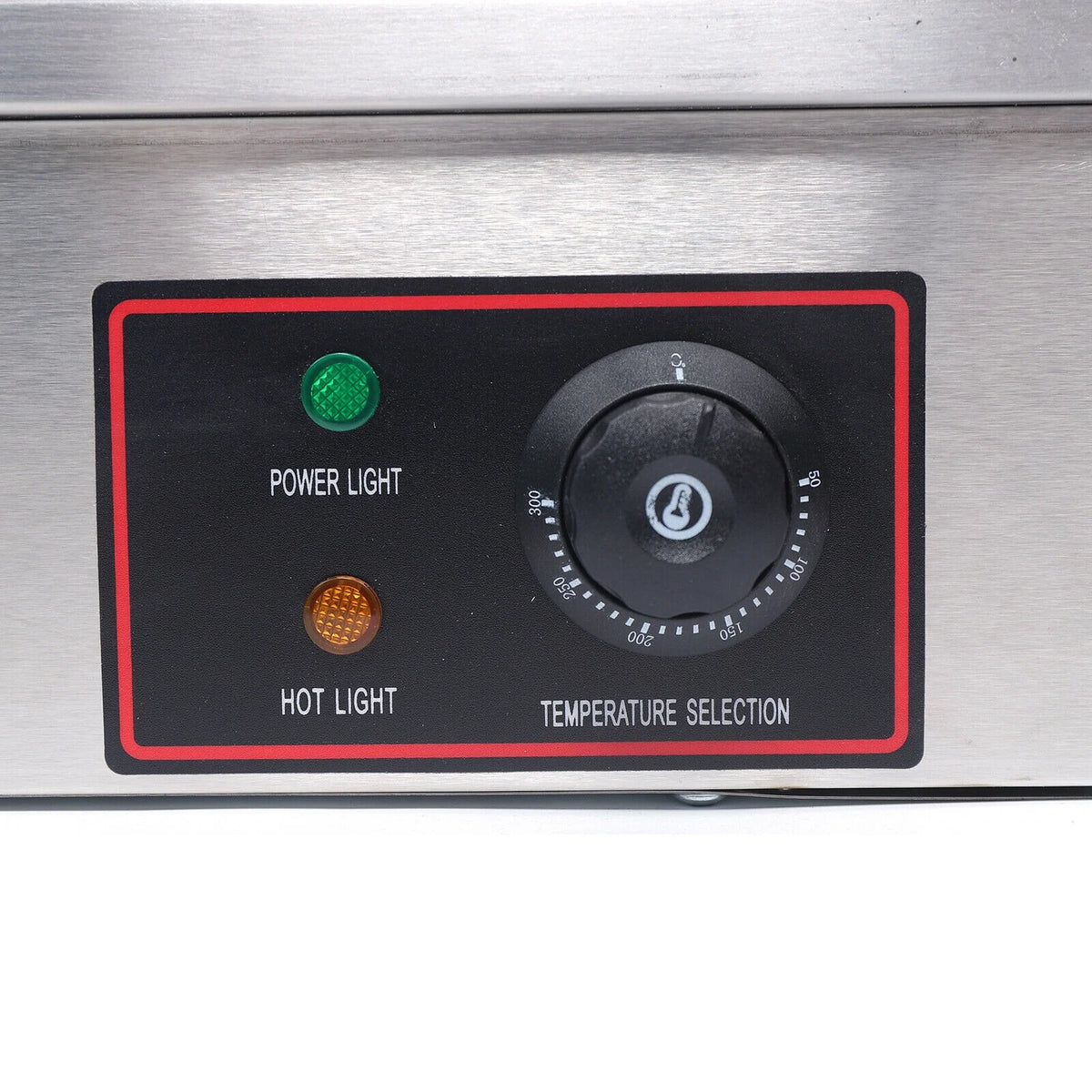 3000W 22'' Commercial Electric Griddle Flat Top Grill Stove Stainless Steel E5146