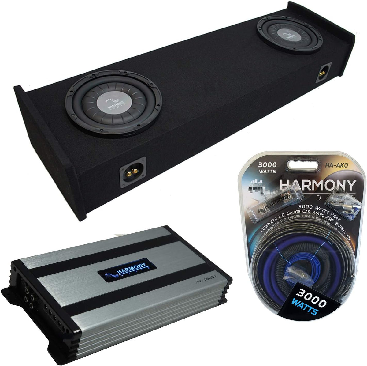 Ford F-150 Super EXT Cab Truck 1997-1999 Bundled with Amplifier and Dual 10 Sub Box Enclosure B798898