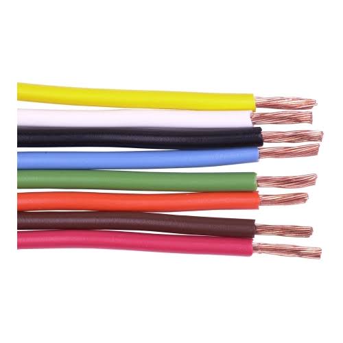 14 Gauge 1 Conductor Orange Hook Up Wire, 500ft Z757508