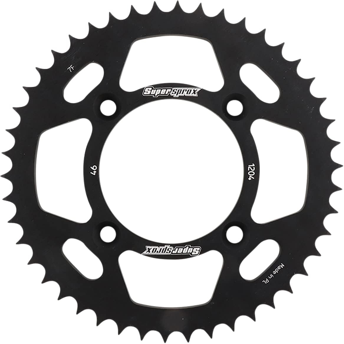 Black Aluminum Sprocket 46T Chain Size 428 Pack of 2 S301551