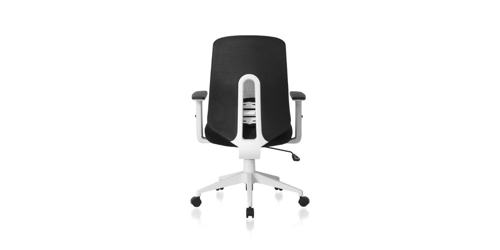 Ergonomic Swivel Office Chair with Lumbar Adjust (Black) L27146