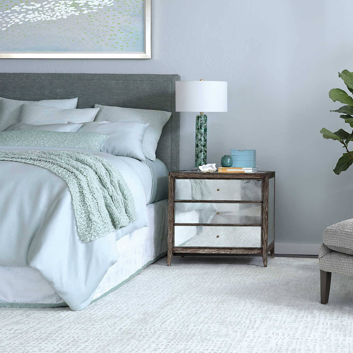 Robin&s Egg Blue Duvet Cover Full/Queen M634293