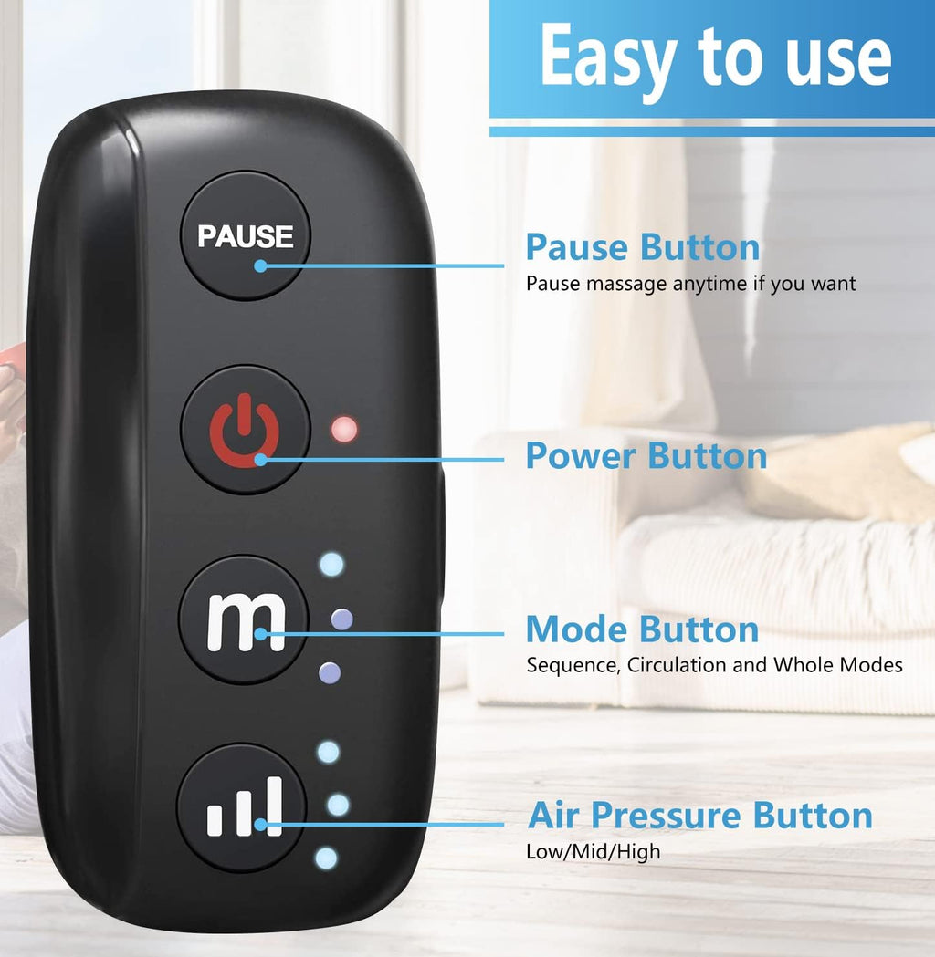 Rechargeable Leg Massager with Air Compression (1 Pair) R1171