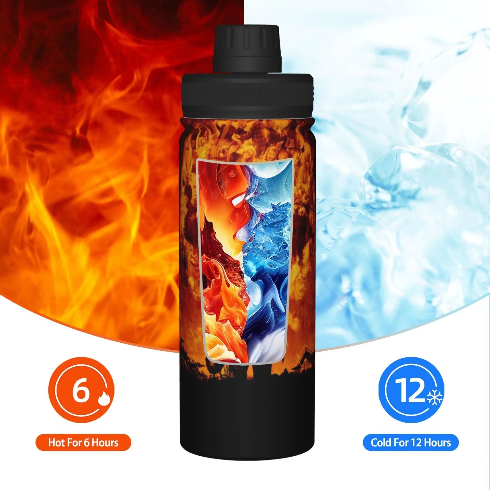 Insulated Stainless Steel Water Bottle 18OZ Z13066