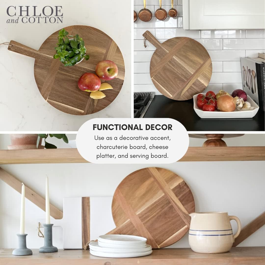 Oversized Acacia Wood Serving Board Pack of 2 R98182