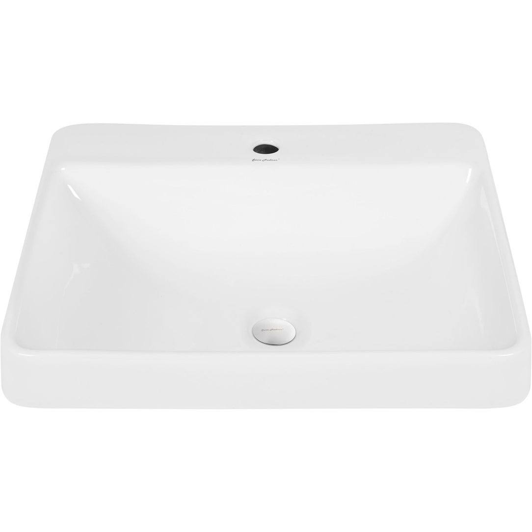 Rectangular Vessel Sink (White) I753