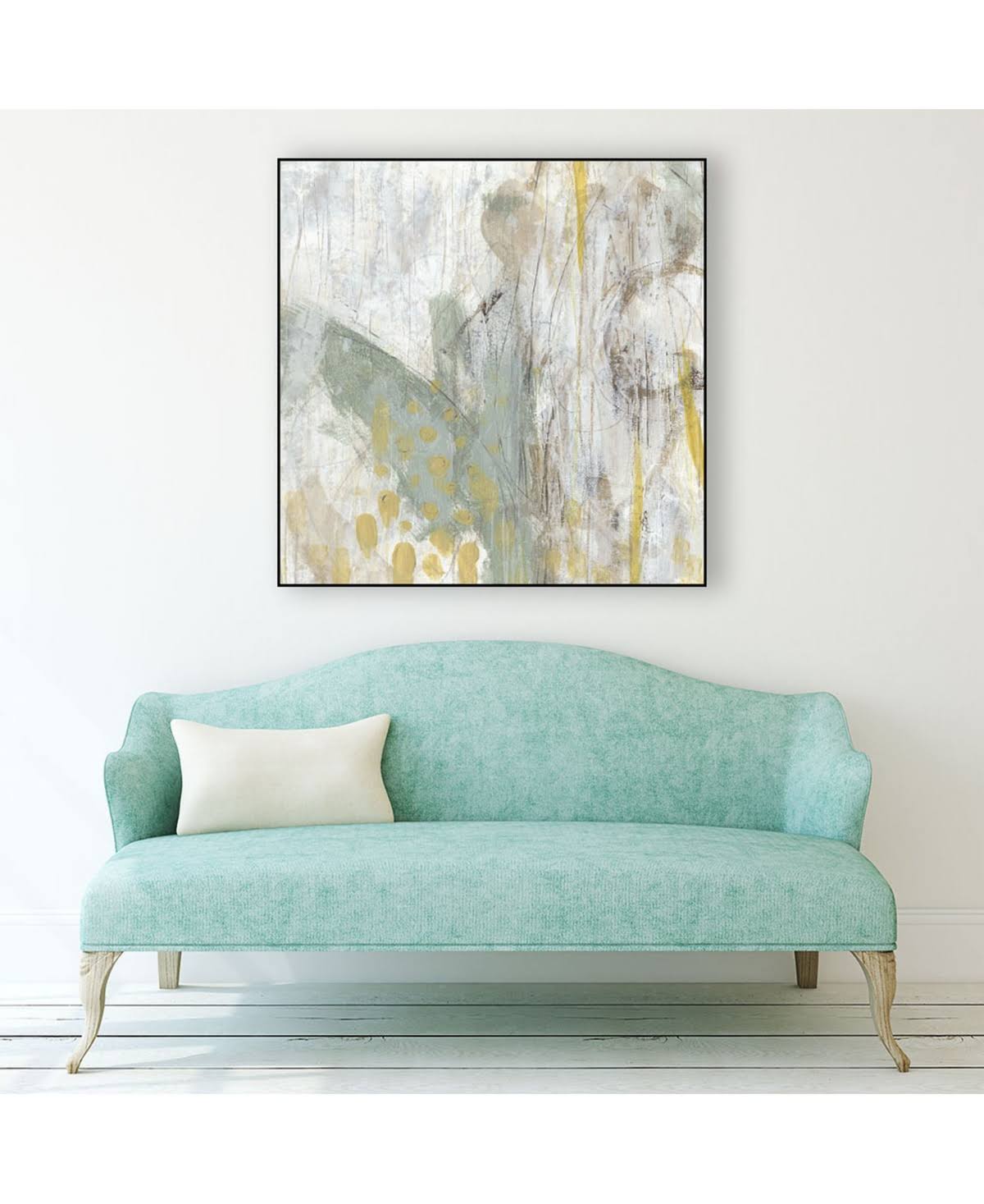 Tan Framed Canvas F182