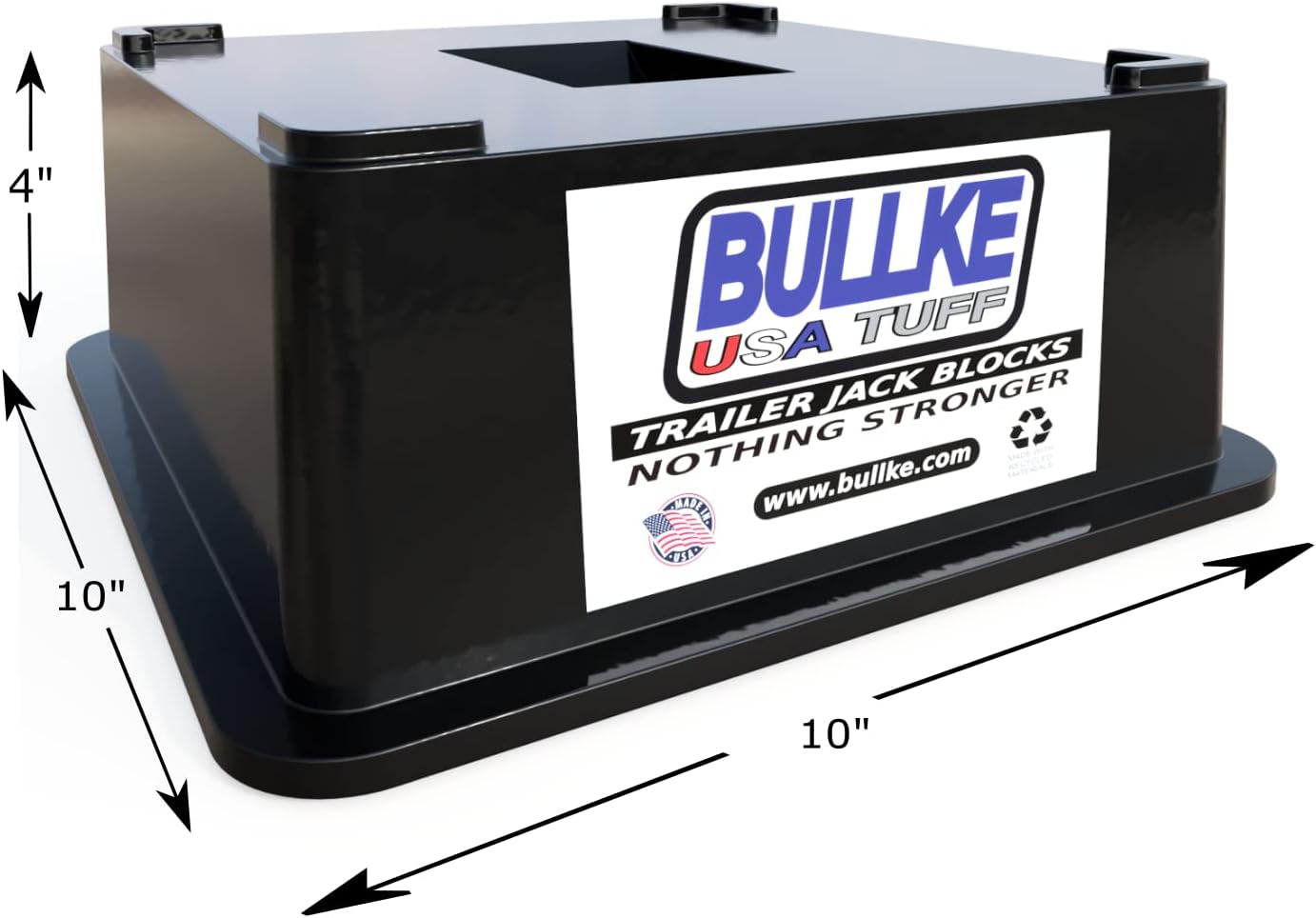 Trailer Jack Block Stand 12,000 lbs Capacity Stabilizing Pads P422