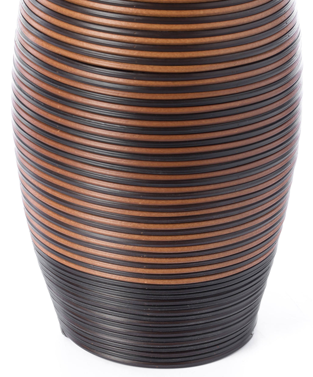 Black and Brown Artificial Rattan Vase 23 inch U91142
