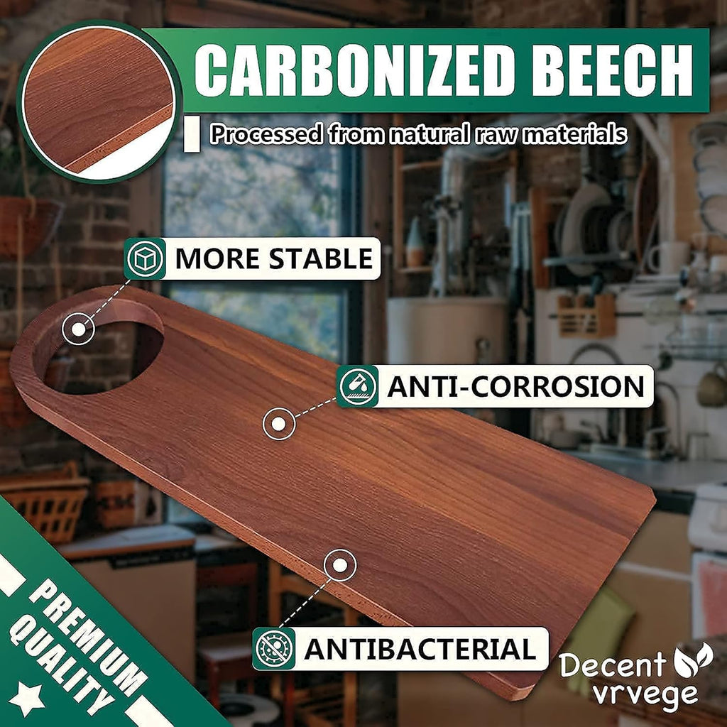 Carbonized Beech Wood Cutting Board 24.5X8.85 U2623