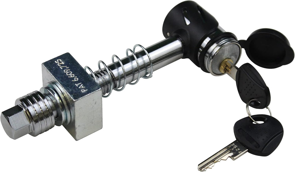 Keyless Locking Silent Hitch Pin for 2.5in Hitches Pack of 2 N34455