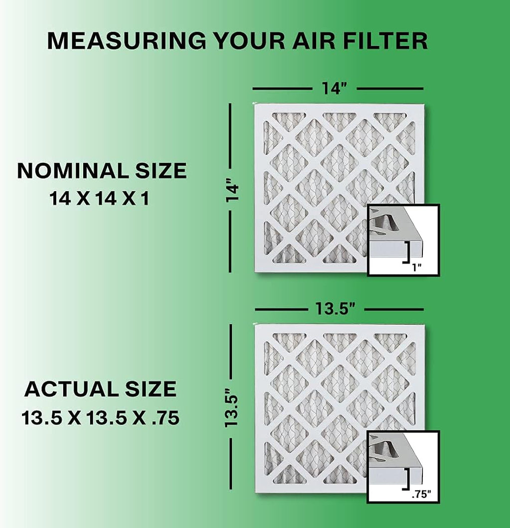 14x14x1 MERV 11 Pleated HVAC Air Filter (6-Pack) B650