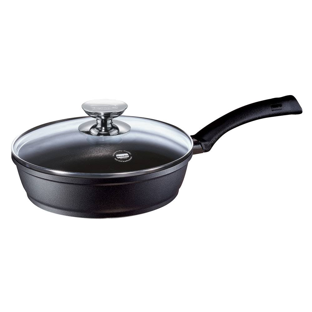 Black Saute Pan with Lid H340693