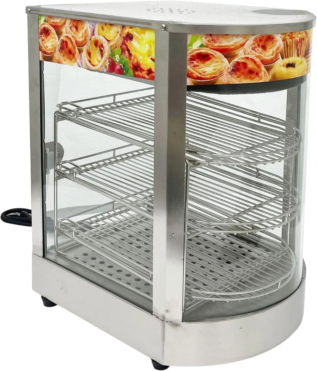 3 Tiers Stainless Steel Heated Cabinet H74592