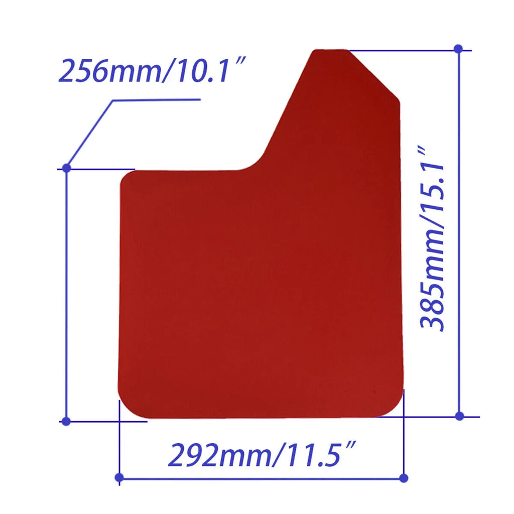 Red Mud Flaps for Honda Civic Type R S Si Coupe U58039