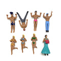 8Pcs Mini Simulated People Dollhouse Pendant Decor R852617