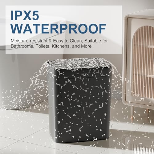 2.7 Gal Automatic Touchless Plastic Trash Can with Lid C783