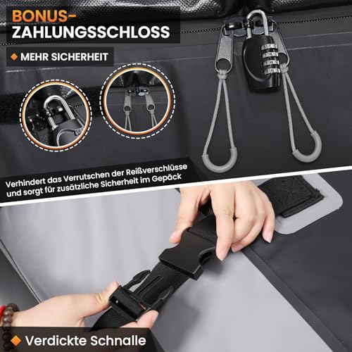 20 Cubic Waterproof Car Roof Bag with Strap V853654