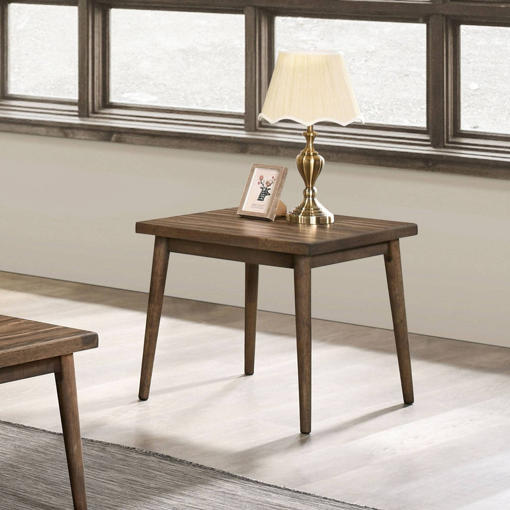 Solid Wood End Table Walnut R862808