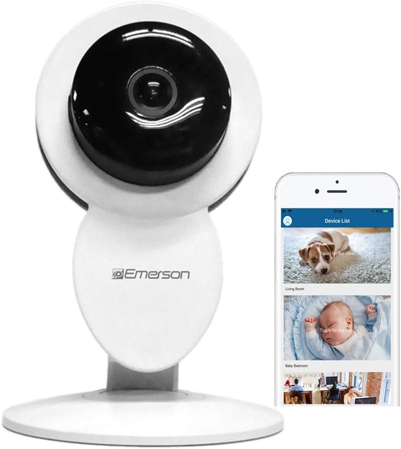White WiFi Baby Monitor Camera with Night Vision I48439