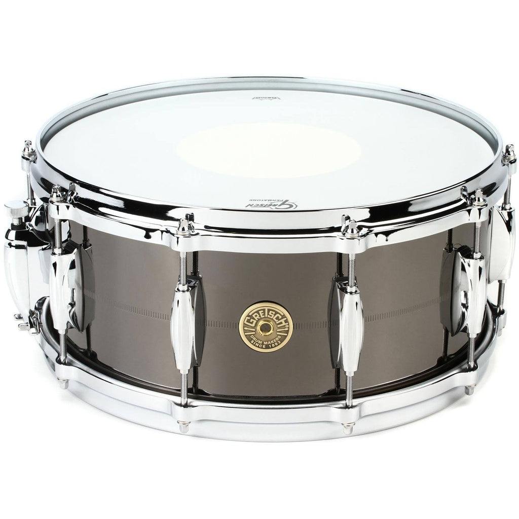 6x22 x 14x22 Black Nickel Over Brass Snare Drum K230